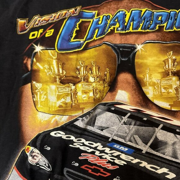 Dale Earndart Vision Of A Champion Chase Shirt Men’s Size 2XL Black E13 - Picture 3 of 10